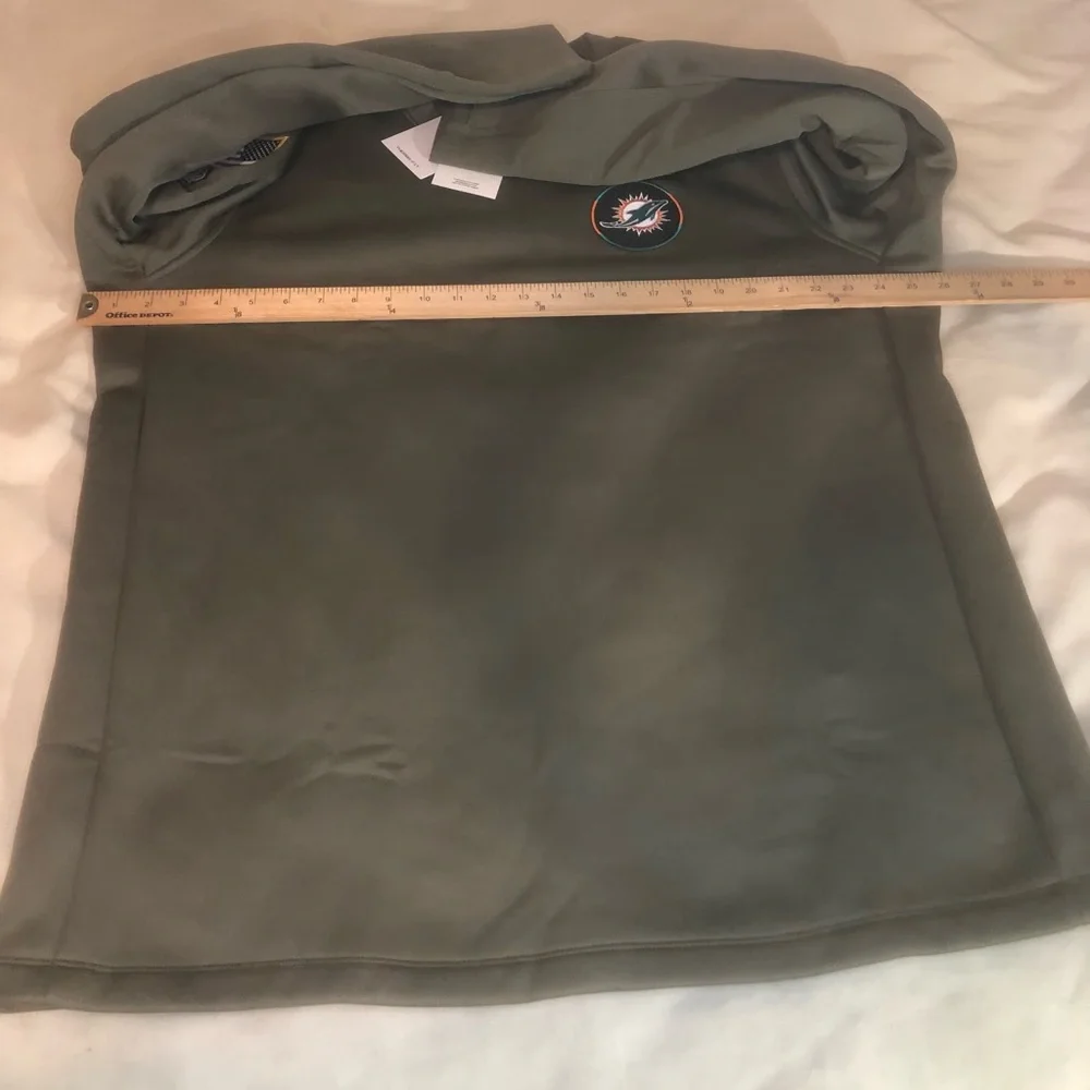 Nike Miami Dolphins “Salute to Service “ Sideline Pullover IH5854 Men’s Size XL